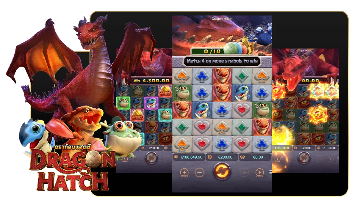 รูปแบบตัวเกม Dragon Hatch