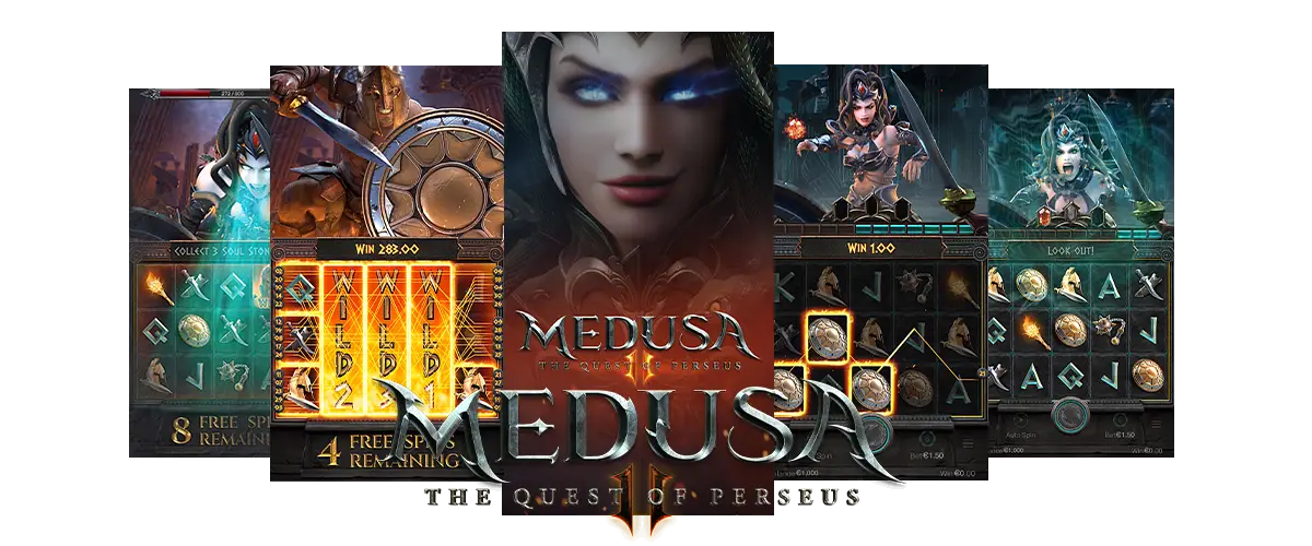 รูปแบบตัวเกม Medusa 2 ดินแดนอันศักดิ์สิทธิ์กรุงเอเธนส์