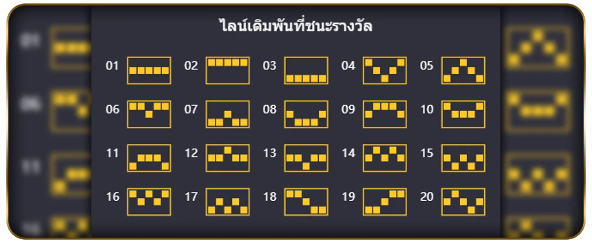 เพย์ไลน์การเดิมพันที่ชนะรางวัล