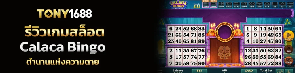 รีวิวเกมสล็อต CALACA BINGO